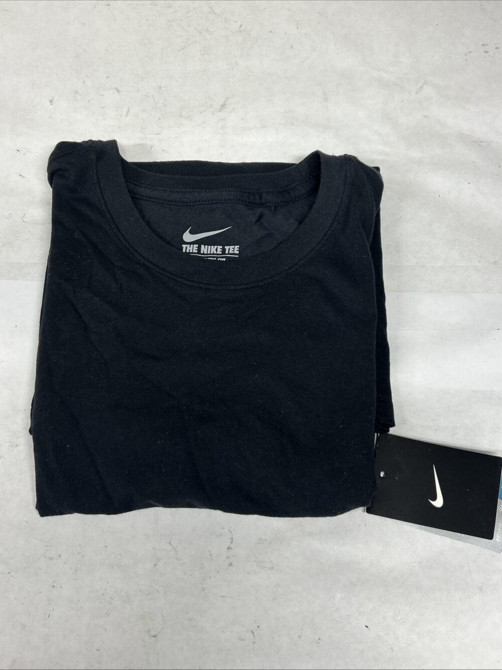 Nike Men’s T Shirt Black Dri Fit Athletic Cut NEW L